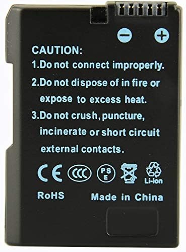DSTE® 2-Stücke Batterie und DC111E Reise Ladegerät Kit für Nikon EN-EL14 EN-EL14A DF D3100 D3200 D33
