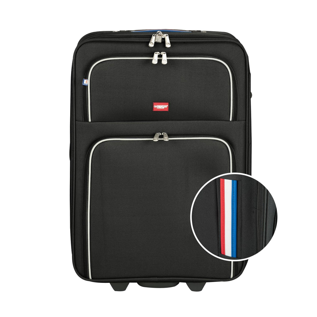 Princess Traveller Barcelona Dutch Design, Reisekoffer, 65 cm, Schwarz, M