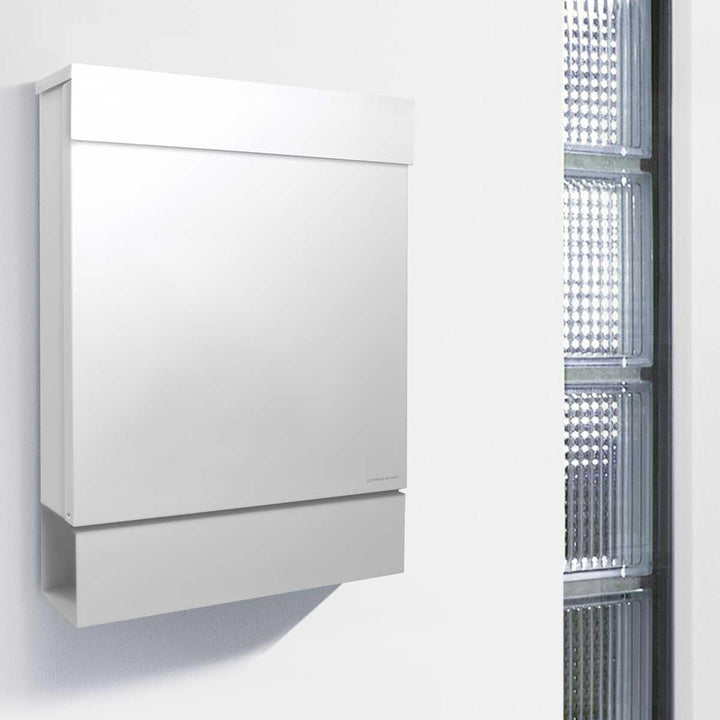 Letterman M Radius Design-Briefkasten weiss,