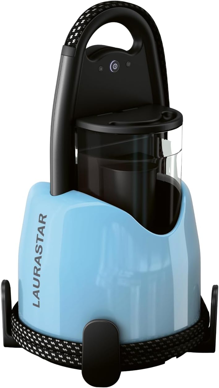 Laurastar Lift Plus Blue Sky, 3-in-1 Bügelstation, die Kleidung entknittert, bügelt und reinigt, Hyg