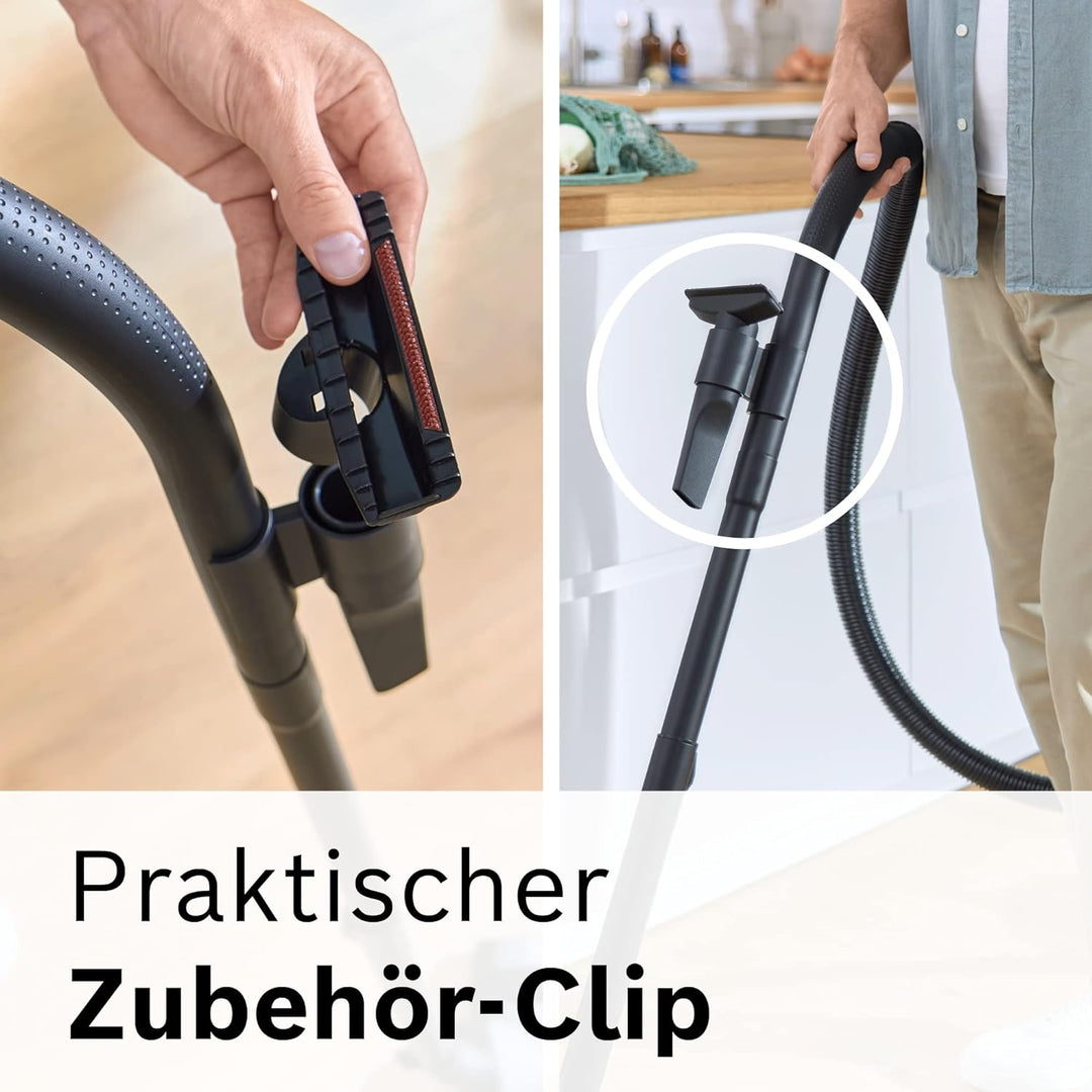 Bosch Staubsauger mit Beutel Serie 4 BGD38BU2, nachhaltig, Hygiene-Filter, 10 Jahre Motorgarantie, Z