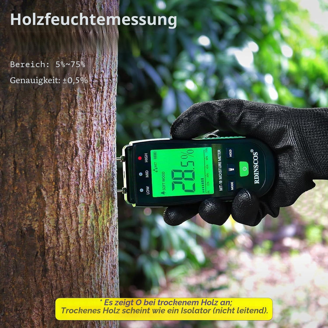Feuchtigkeitsmessgerät Feuchtigkeitsmesser Detector Feuchtigkeitsdetektor Detector Feuchtigkeitsdete
