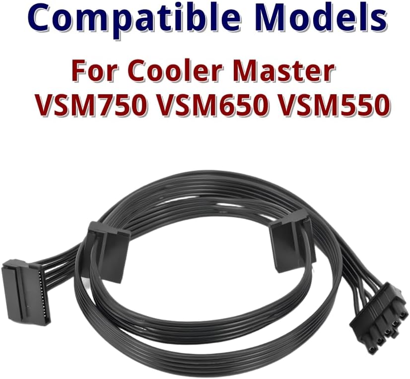 5Pin to 3 SATA-Stromversorgungskabel für Cooler Master VSM750 VSM650 VSM550 SATA Power Supply Cable
