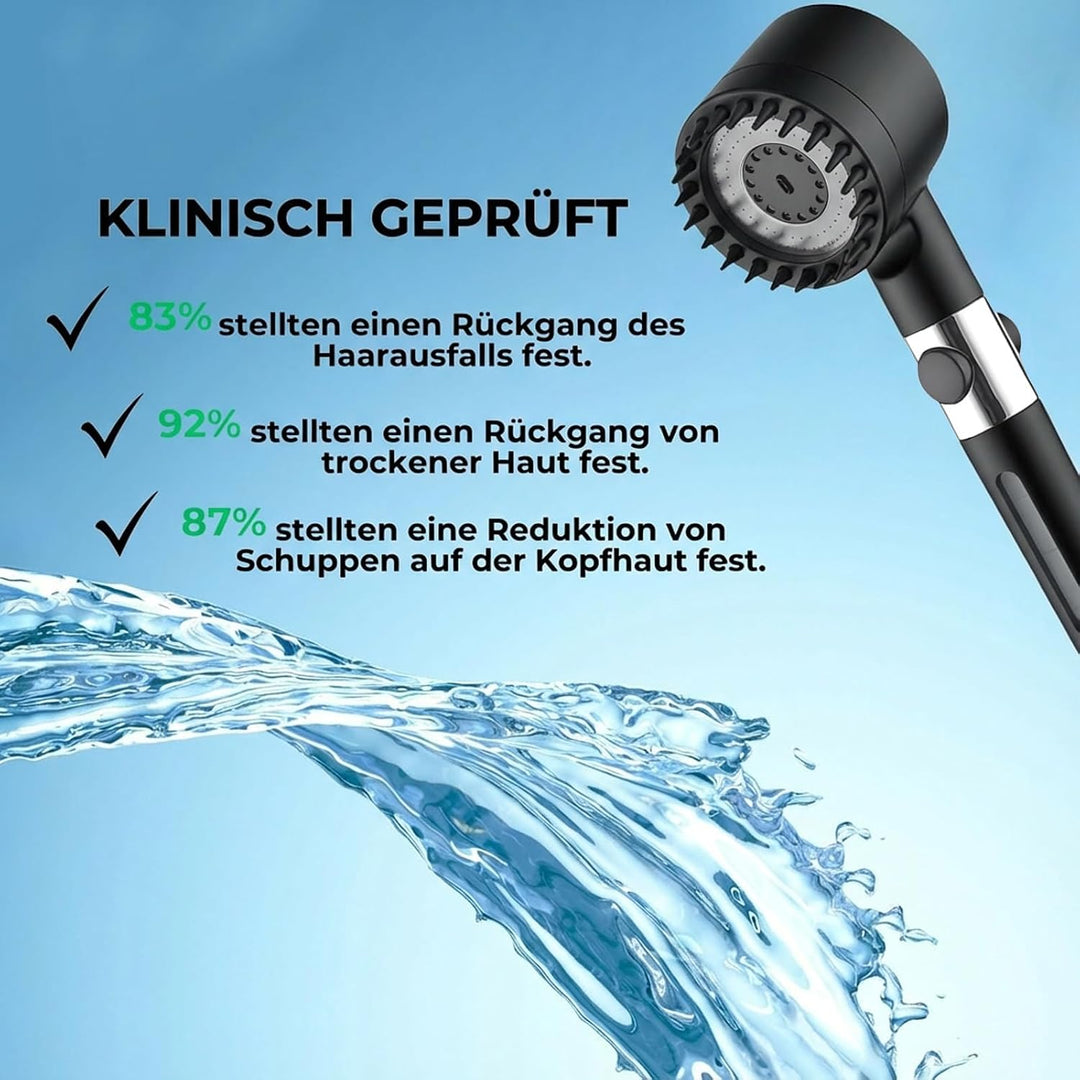 Vitashower Duschkopf, Duschkopf Mit Schlauch Filter, Hochdruck Handbrause, Shower Filter Mit 1,5 M S