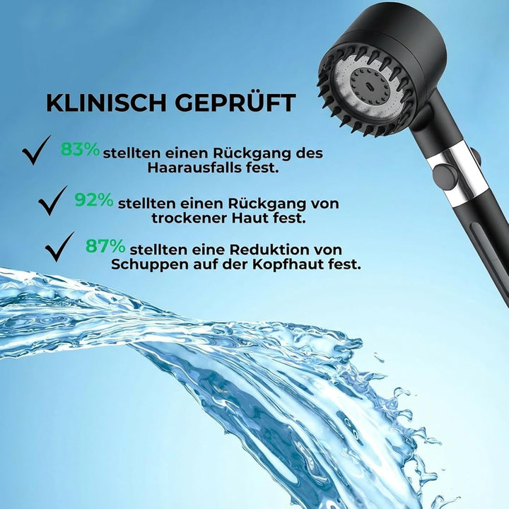 Vitashower Duschkopf, Duschkopf Mit Schlauch Filter, Hochdruck Handbrause, Shower Filter Mit 1,5 M S