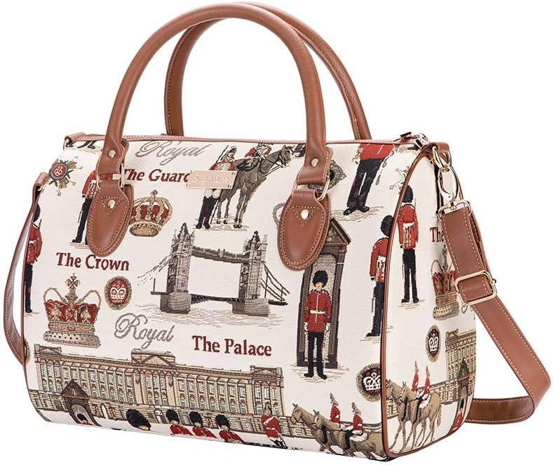 Signare Tapisserie Reisetasche Damen, Sporttasche Damen, Weekender Damen, Reisetasche gross mit Lond