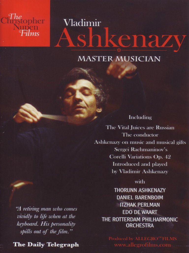 Vladimir Ashkenazy - Master Musician (OmU), DVD
