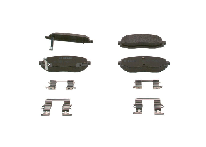 Bosch BP974 Bremsbeläge - Vorderachse - ECE-R90 Zertifizierung - vier Bremsbeläge pro Set