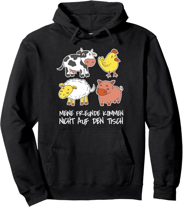 Coole, vegane Bauernhoftiere Pullover Hoodie