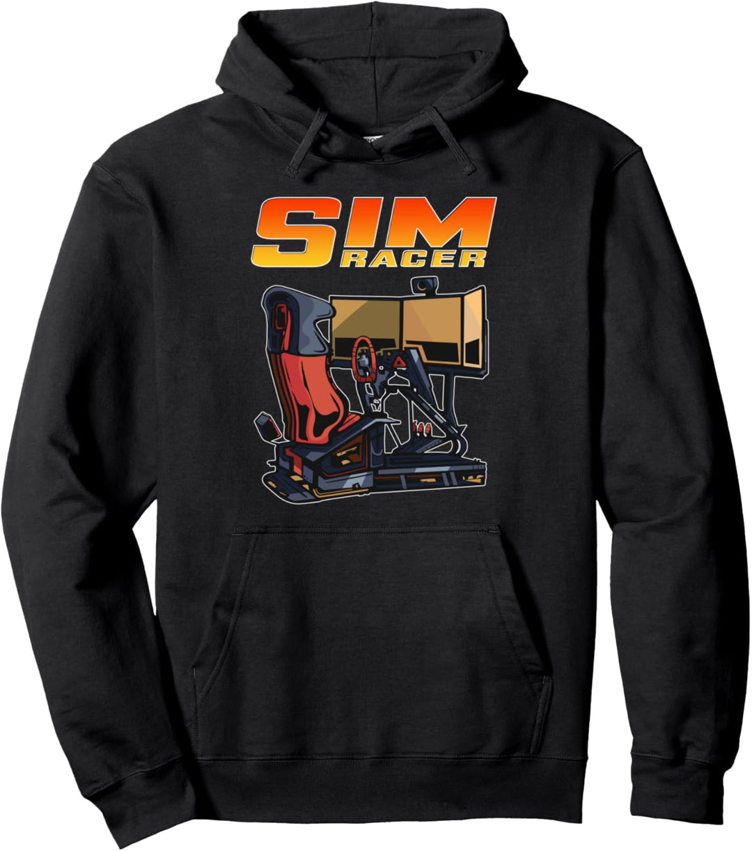 Sim Racer Sim Rennspiele Fahrsimulator Gamer Pullover Hoodie