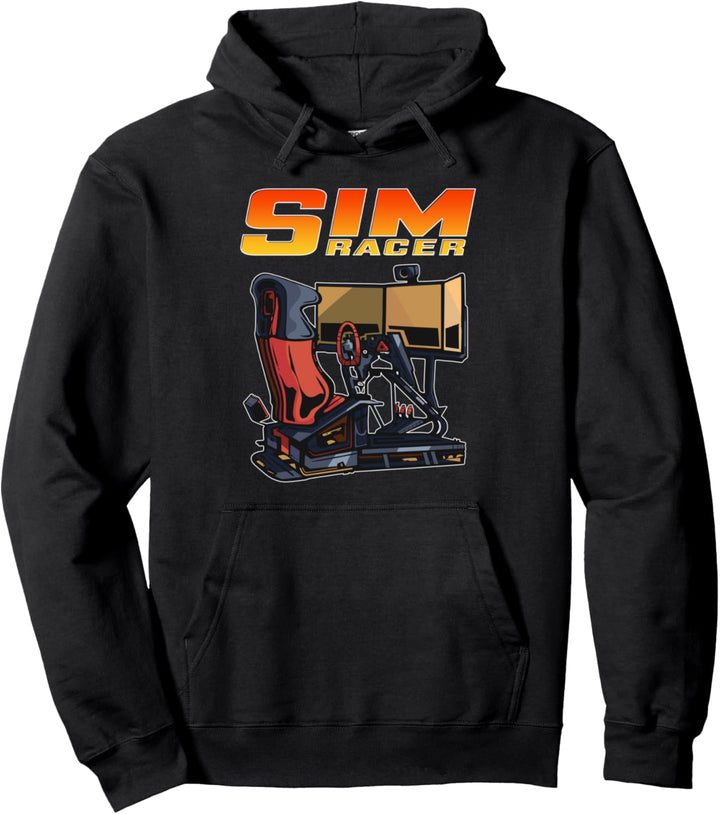 Sim Racer Sim Rennspiele Fahrsimulator Gamer Pullover Hoodie