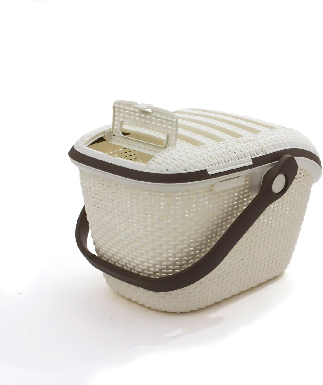 Transport- und Reisekorb STYLE für kleine Heim- und Kleintiere creme