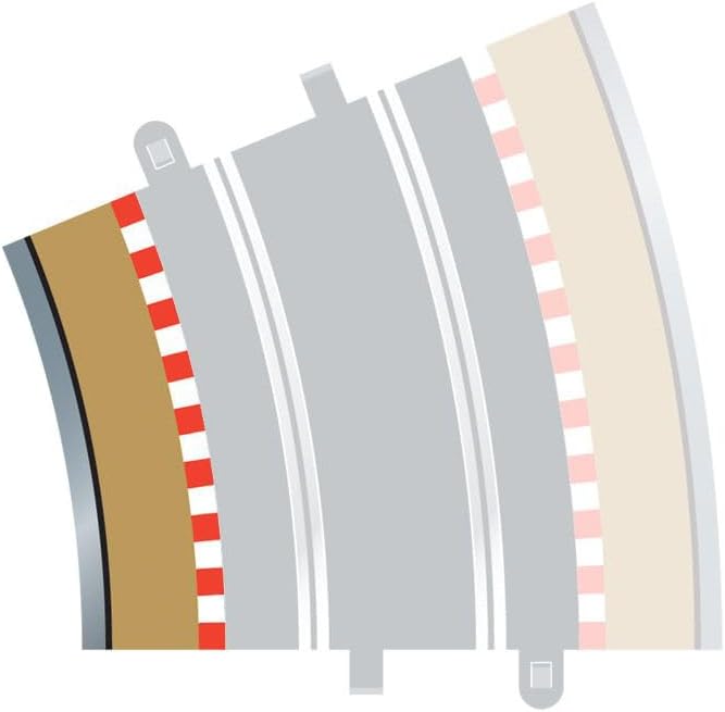 Radius-4-Kurve, 22,5°, 2 Stück