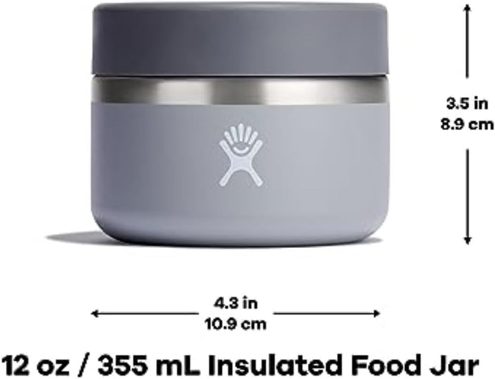Hydro Flask Isolierter Lebensmittelbehälter, 340 ml, Schwarz Schwarz 12 OZ 340 ml, Schwarz 12 OZ 340