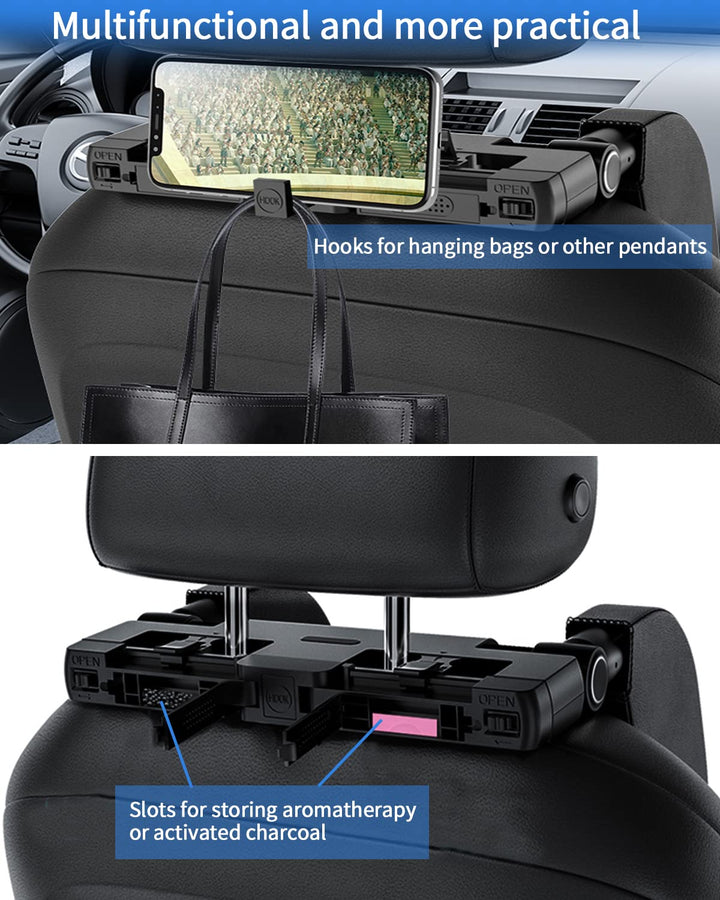 JOFLVA Kopfstütze Auto Kinder, Auto Kopfstütze Nackenstütze Kinder, Nackenkissen Autokissen Aus Lede