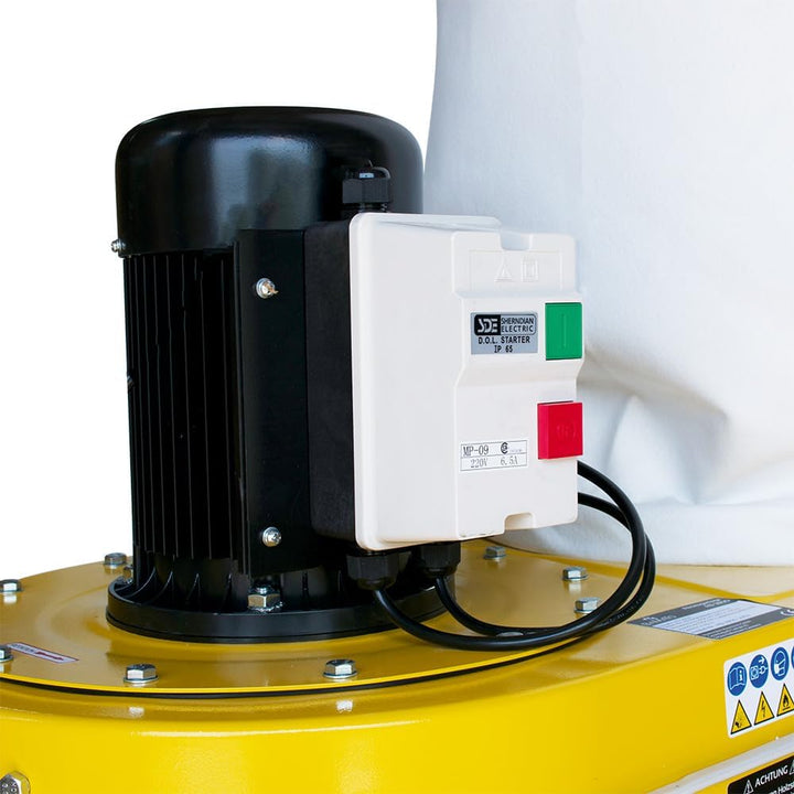BAMATO Absauganlage AB-2800 | 2200W | 1900 Pa | Absaugleistung von 2800 m³/h | 2 x 175 Liter Spänesä