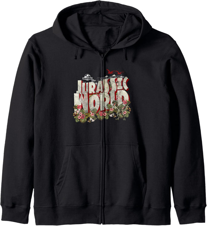 Jurassic World Greetings Sign Dinos & Flowers Kapuzenjacke