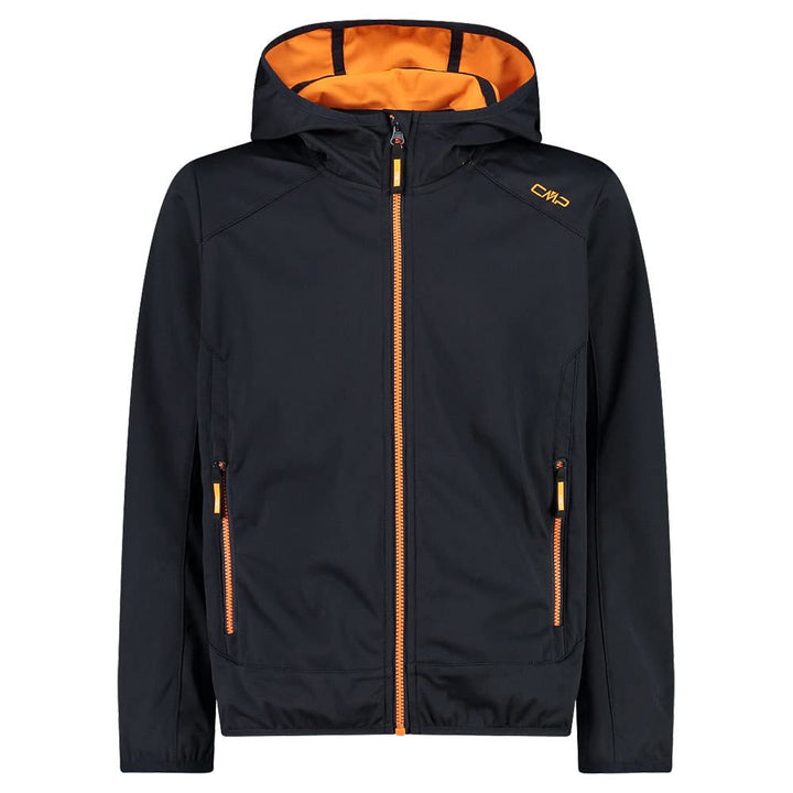 CMP - Leichte Softshelljacke für Kinder, Anthrazit-Flamme, 128