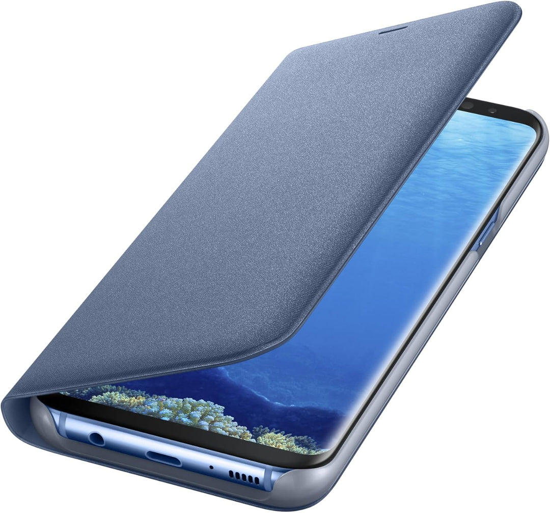 Samsung EF-NG955PLEGWW LED View Schutzhülle für Galaxy S8 Plus blau, blau