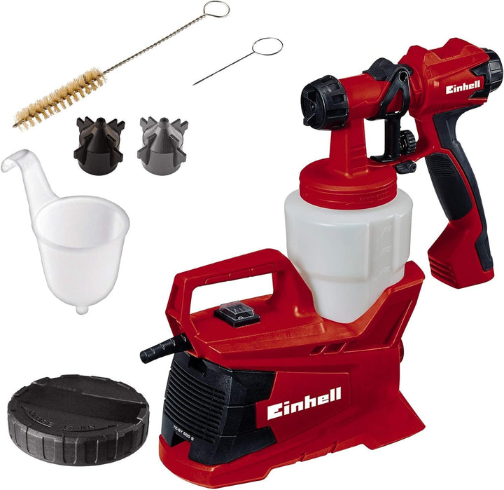 Einhell elektrisches Farbsprühsystem TC-SY 600 S (600 W, halbstationar, mittelgrosse bis grosse Arbe