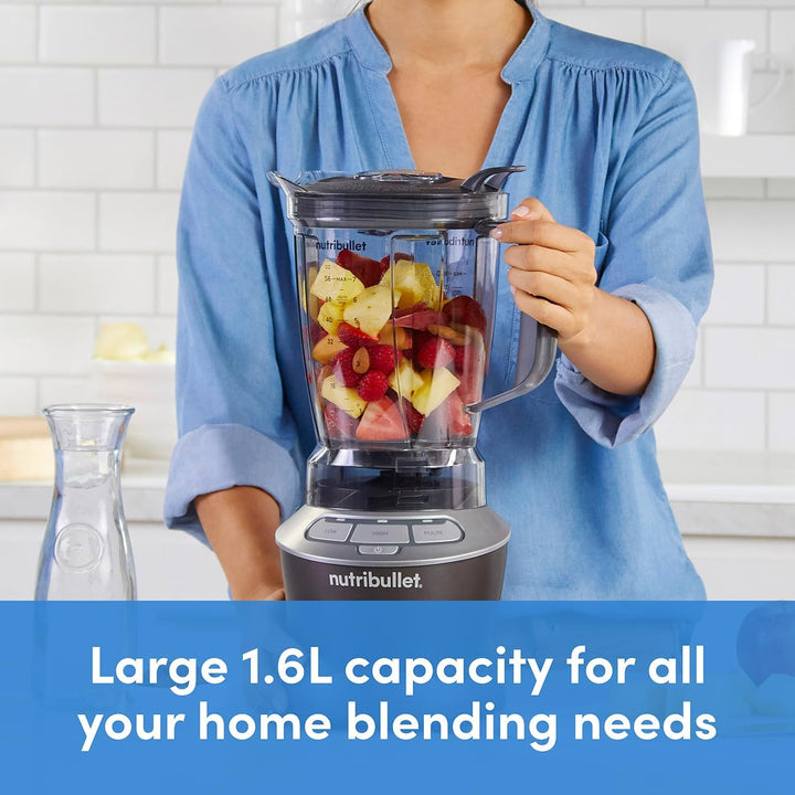 nutribullet Blender 1,6 l Krug mit 2 Geschwindigkeiten und Puls-Nährstoffextraktionstechnologie, Kun
