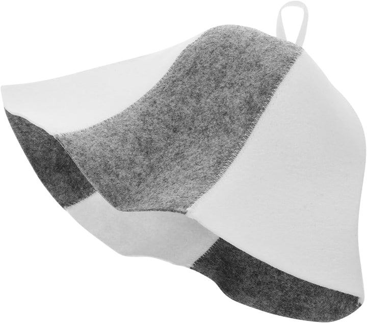 Felt Sauna Hut - Komfortable Sauna MüTze FüR Herren Und Damen Schutz FüR Kopf Und Augen Ideal FüR Da