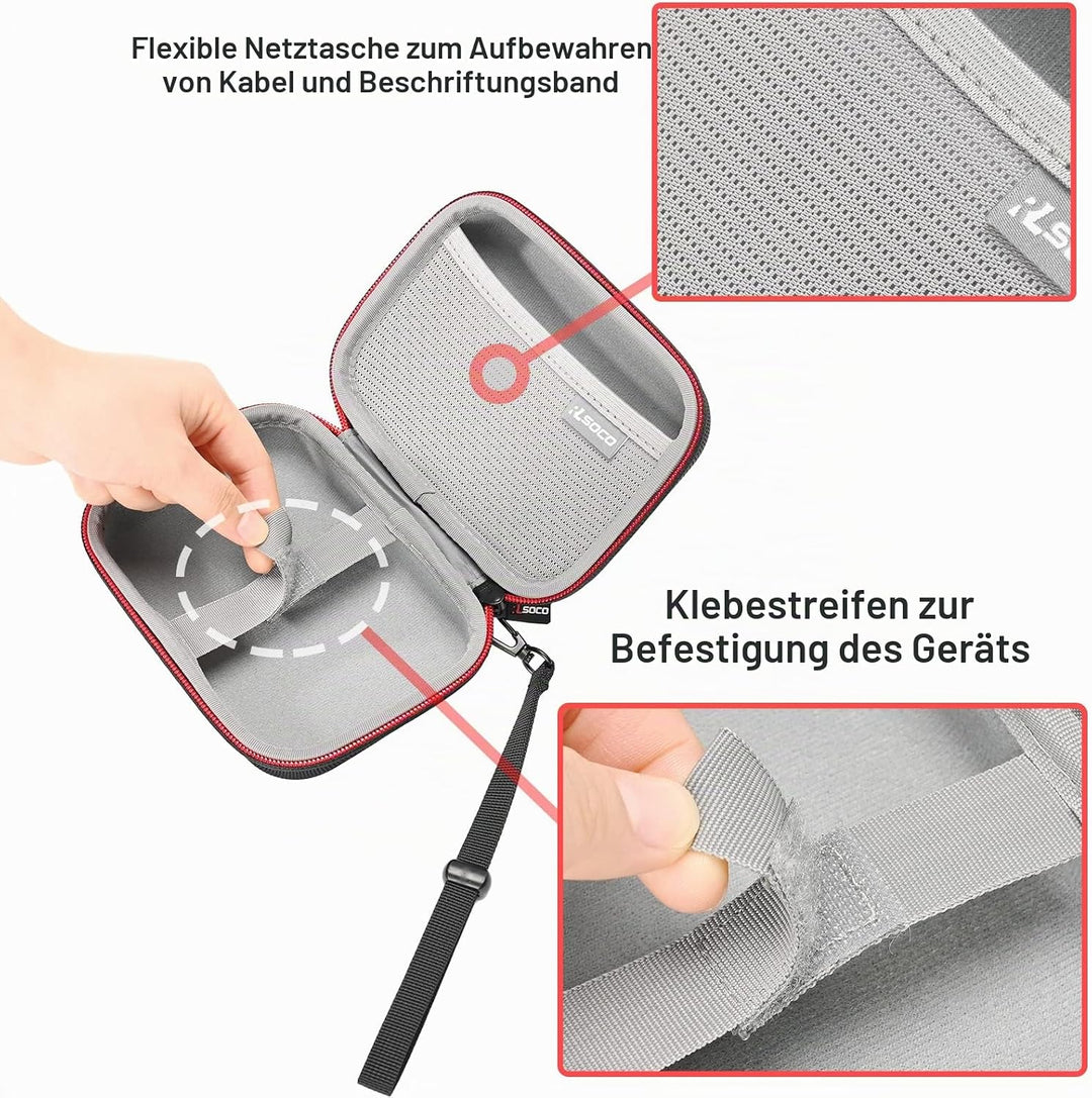 Tasche für Liene Pearl K100 Mini Fotodrucker | RLSOCO Reiseschutztasche für Liene Pearl K100 2x3 Min