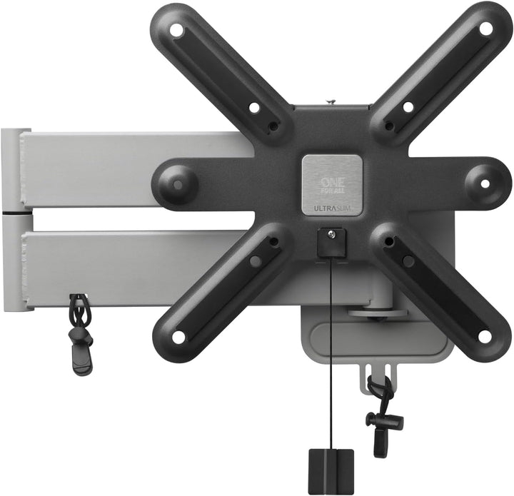 One for All voll bewegliche TV-Wandhalterung (WM6254) Silber, Silber