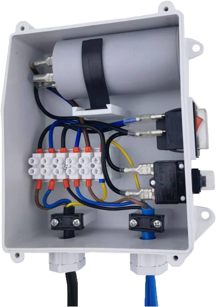 SHYLIYU Edelstahl Tiefbrunnenpumpe Tauchpumpe 2.5Zoll,2800l/h mit 10m Kabel und Pumpensteuerung Tauc
