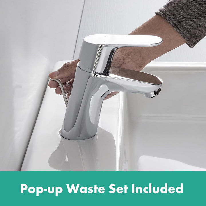 hansgrohe Wasserhahn Focus für Niederdruck (Armatur mit Auslauf Höhe 70mm), Chrom