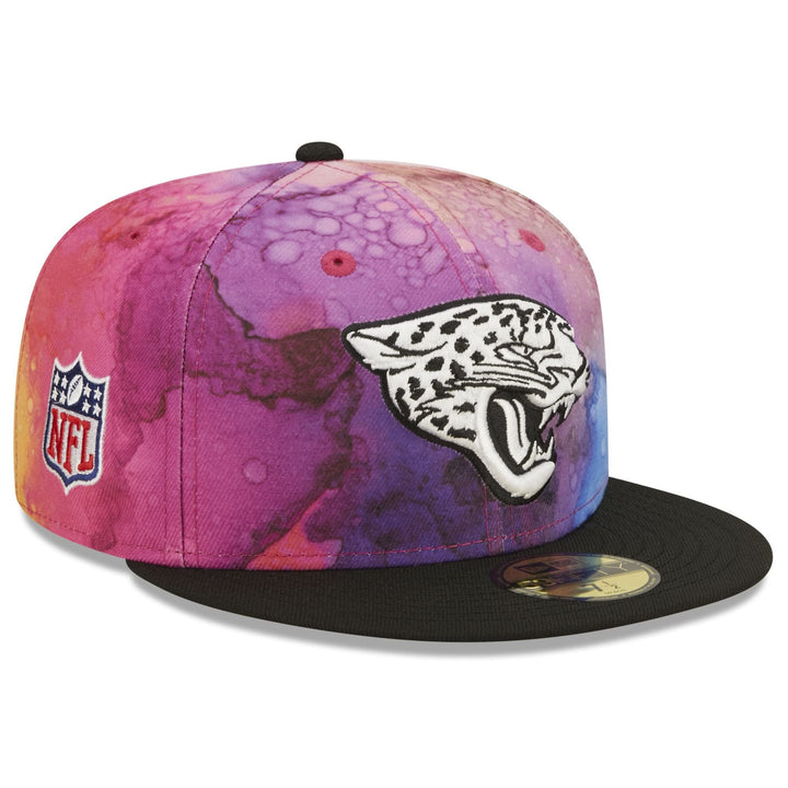 New Era 59Fifty NFL CC Jaguars Cap Basecap Baseballcap Fitted Flat Brim Jacksonville Hinten geschlos