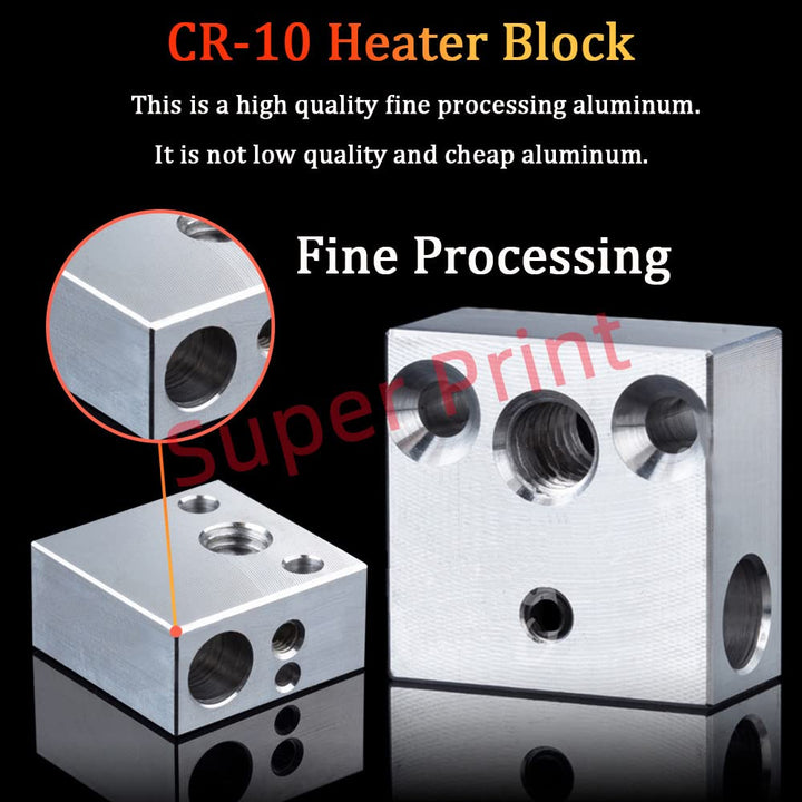Super Print CR-10s PRO All Metal Hotend,Precision Hotend Upgrade Kit, Hardened Steel Nozzle Kit,For
