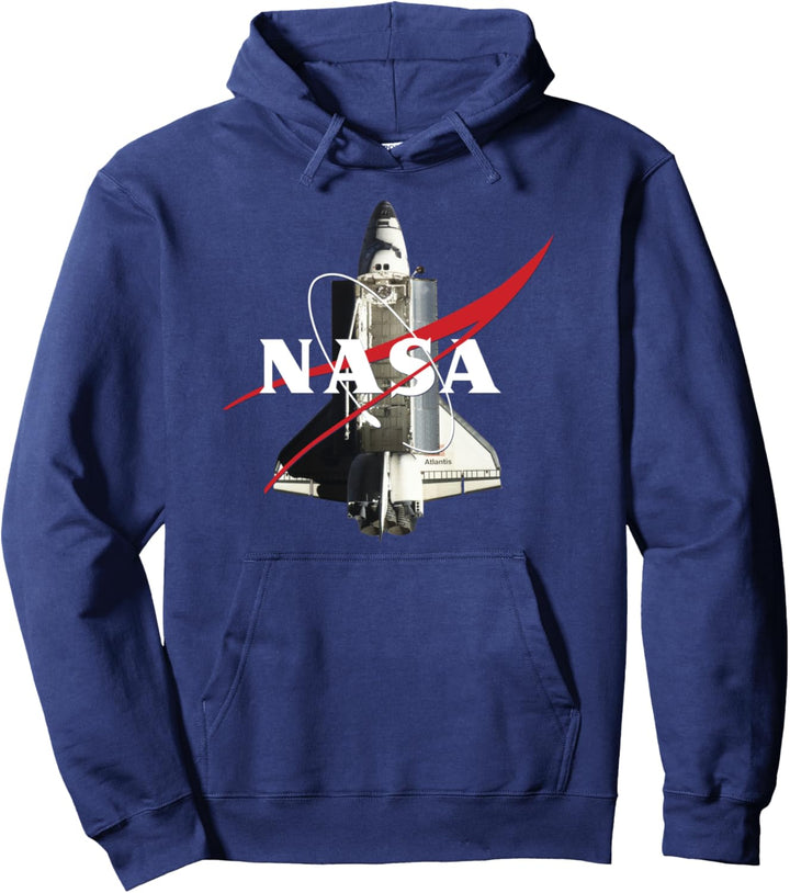 NASA Space Shuttle Red Chevron Logo Pullover Hoodie