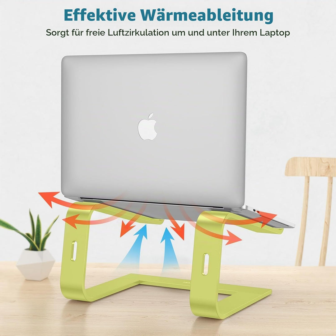 OMOTON Laptop Ständer, Notebook Ständer mit Belüftung, Universal PC Riser Ergonomisch Laptop Halteru