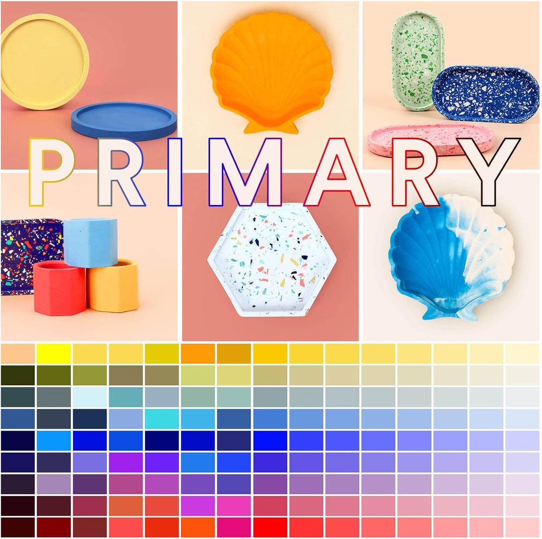 noah Jesmonite &amp; Terrazzo Starterkit - Enthält Silikonformen, Farben, Handschuhe, Schleifpapier, Bec