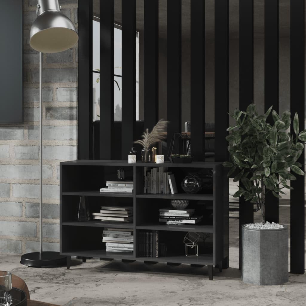 vidaXL Sideboard Beistellschrank Kommode Schrank Anrichte Bücherregal Bücherschrank Mehrzweckschrank