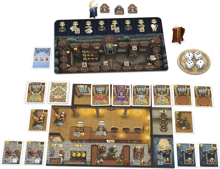 Schmidt Spiele 49351 Die Tavernen im Tiefen Thal, Strategiespiel, bunt Single