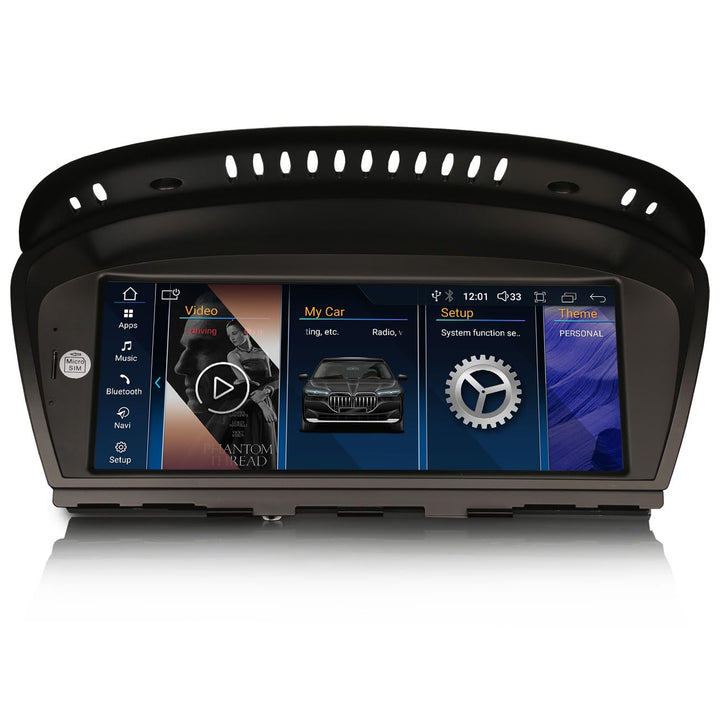 Erisin 8.8" Android 13 8-Kern 4GB RAM+64GB ROM Autoradio GPS Navi für BMW 3er E90 E91 E92 E93 5er E6