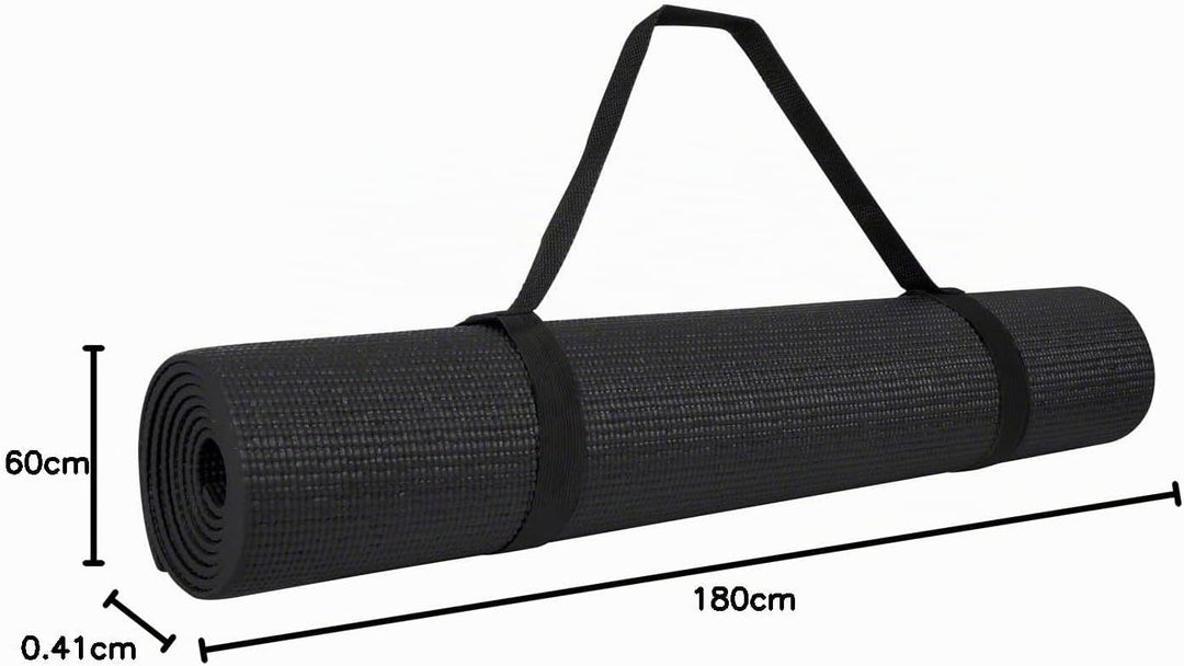 Sport-Tec Yogamatte inkl. Tragegurt, Gymnastikmatte, Fitnessmatte, Sportmatte, Turnmatte