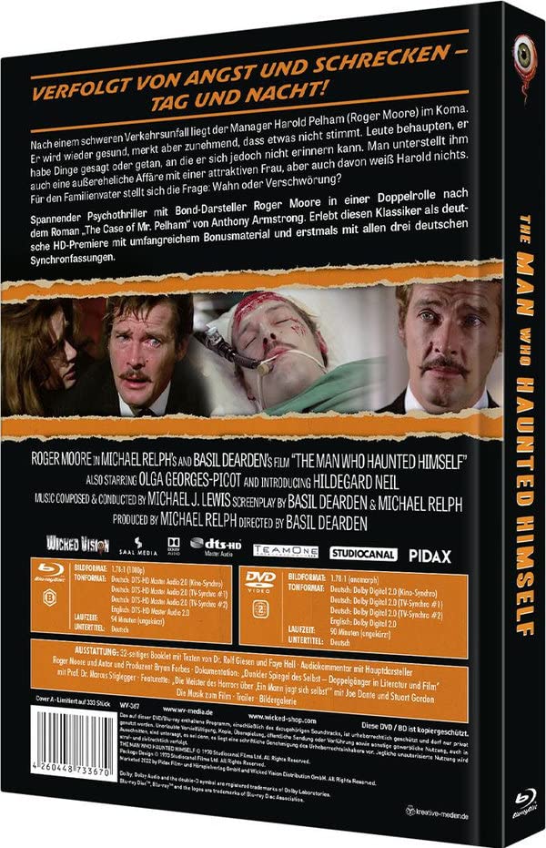 The Man who haunted himself (Ein Mann jagt sich selbst) - Mediabook - 2-Disc Limited Collector‘s Edi