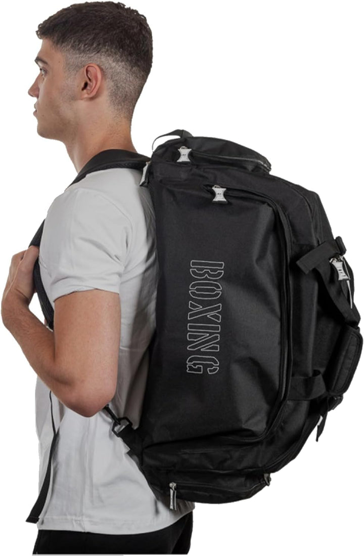 METAL BOXE A Boxing Rücken mit Bretalls oder klassischer Tasche mit Griffen und Schultergurt. Unisex