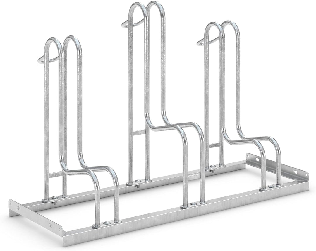 Dreifke® Hochwertiger Fahrradständer Standparker 4053 | Sicherer, robuster Fahrradparker Mountainbik