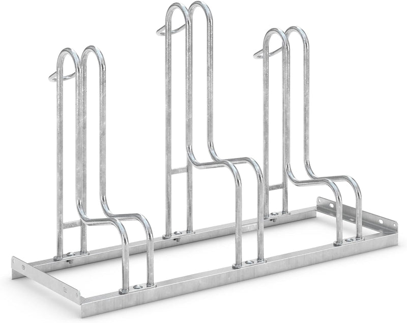 Dreifke® Hochwertiger Fahrradständer Standparker 4053 | Sicherer, robuster Fahrradparker Mountainbik