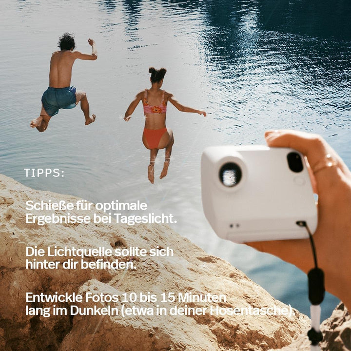 Polaroid - Bundle Sofortbildkamera Go Gen 3 Hellblau + Go Farbfilm (16 Fotos) Light Blue, Light Blue