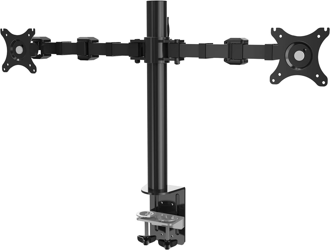 Ergosolid Verstellbarer Tischständer für 2 PC-Monitore mit Einer Diagonale von 25 bis 76 cm (10 bis