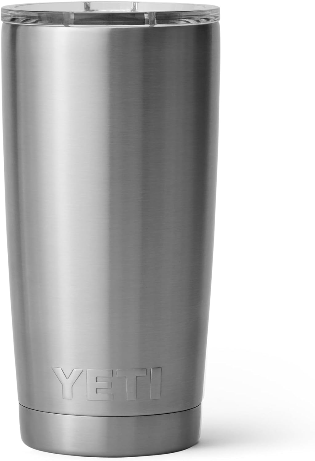 YETI Rambler Becher, 590 ml, Edelstahl, vakuumisoliert, mit MagSlider-Deckel Stainless Steel 20oz (5