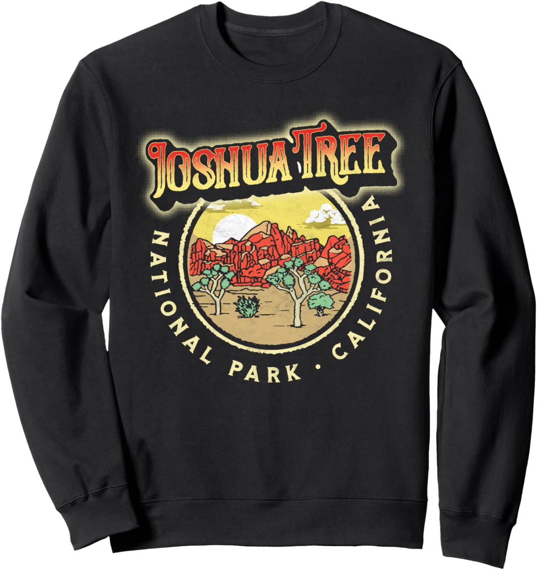 Joshua Tree National Park Rocks Vintage 80's Distressed Sweatshirt