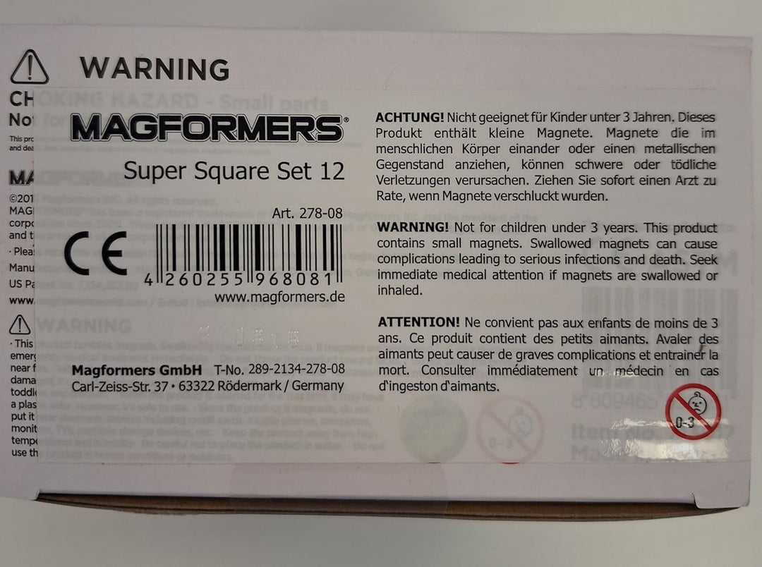 MAGFORMERS 278-08 Magnetisches Konstruktionsspielzeug