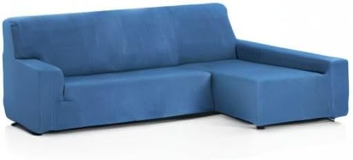 Martina Home - Elastischer Bezug für Sofa, Modell Túnez, Eckteil rechts, Stoff, Blau (Azafata), 3-Si