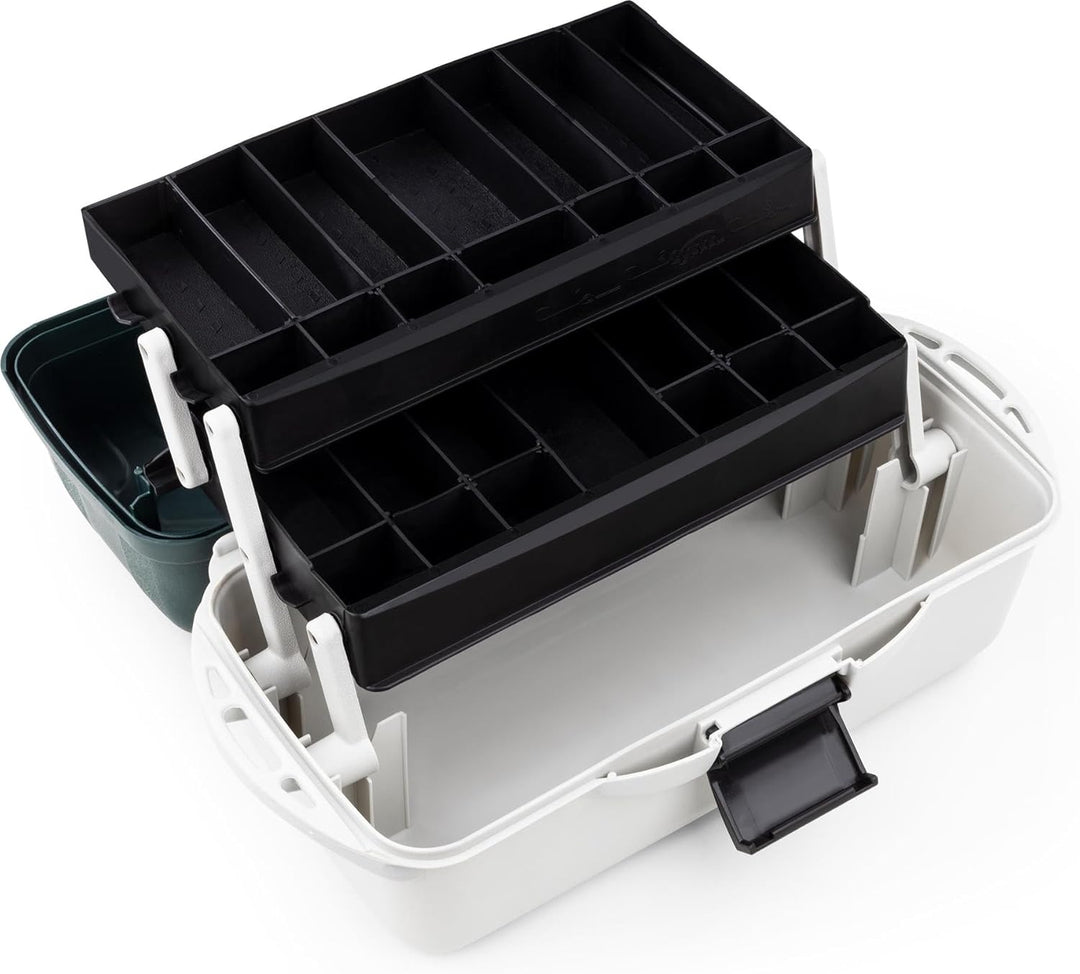 Wasserdichter Angelkoffer Angelbox Angelkasten Transportkoffer Gerätekoffer Angelkiste mit 2 Laden f